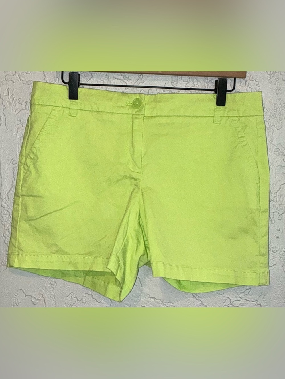 Crown & Ivy Lime Green Bermuda Shorts